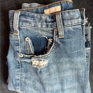 Pilcro by Anthropologie Distressed Blue Women's Jeans - size 29